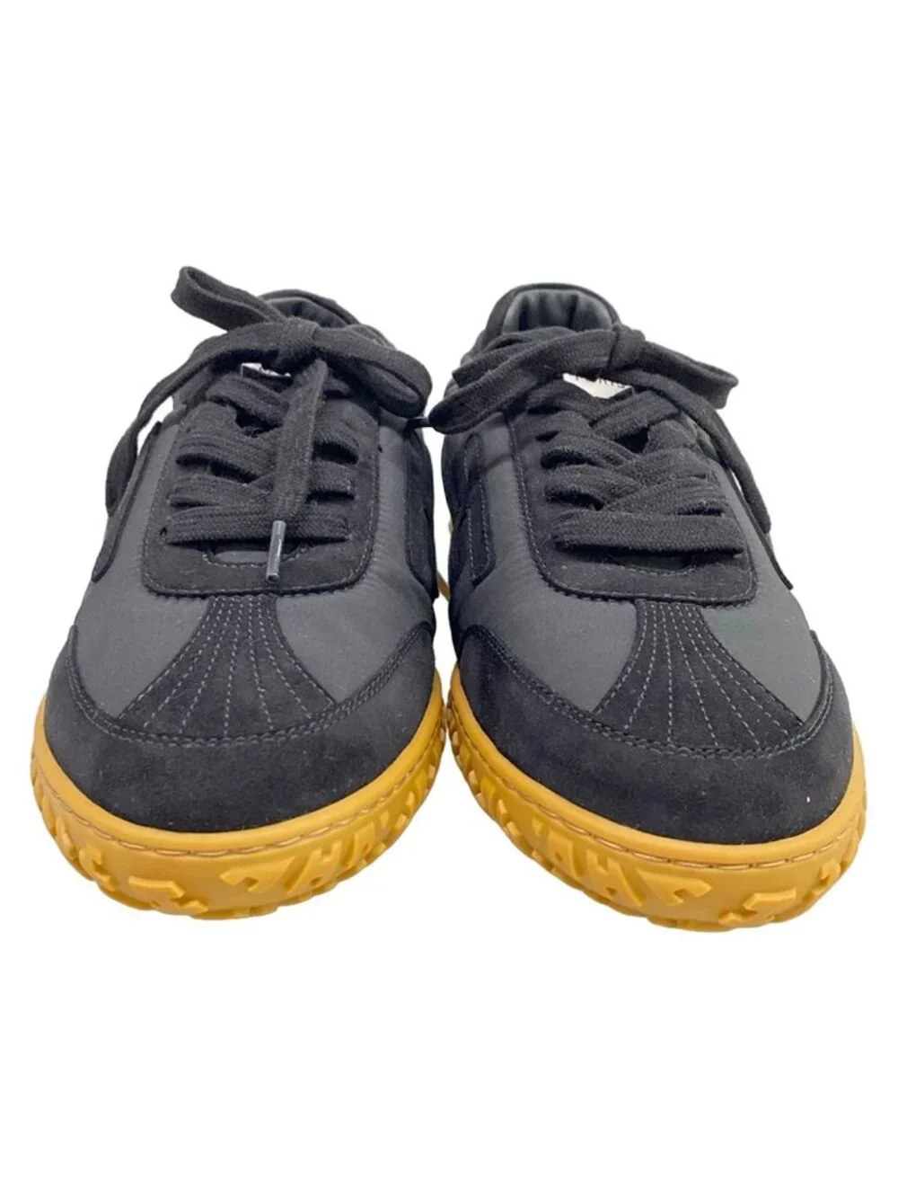 Hermes Sneakers Jet Black Light Brown 37